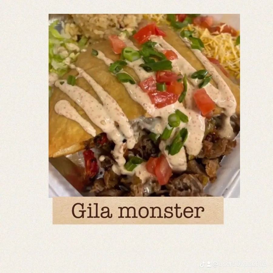 Gila Monster close-up from Stuffed Lust's photo cards